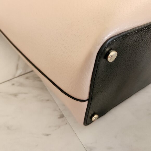 Kate Spade NY Grand Street Pink & Black Tote Bag Xl - Picture 9 of 16